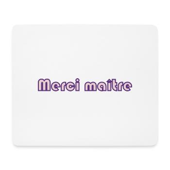 GELIEBTE. MEISTER. VIELEN DANK. DANKE, HERRIN. MEISTER - Mousepad (Querformat) - Weiß - Vorne