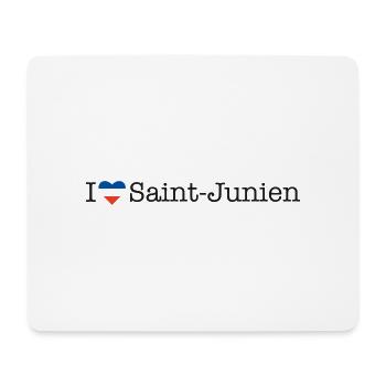 I love Saint Junien - Mousepad (Querformat) - Weiß - Vorne