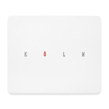 Cologne avec rouge ö - Tapis de souris (format paysage) - blanc - Devant