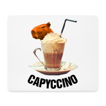 cute capybara - Mouse Pad (horizontal) - white - Front