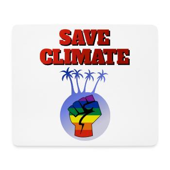 save climate Climate Energy Environment Environmental protection bi - Mouse Pad (horizontal) - white - Front