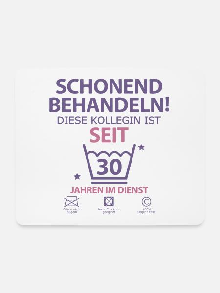 30 jähriges Jahre Dienstjubiläum firmenjubiläum - Mousepad (Querformat) - Weiß