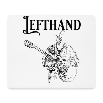Guitariste gaucher Lefthand - Tapis de souris (format paysage) - blanc - Devant