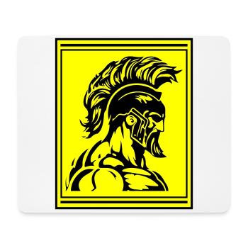 Muscles de gladiateurs guerriers spartiates - Tapis de souris (format paysage) - blanc - Devant