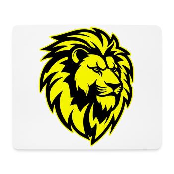 Lion Head - Mouse Pad (horizontal) - white - Front