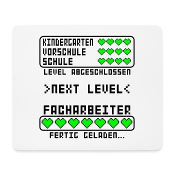 Facharbeiter Prüfung Facharbeiterprüfung bestanden - Mousepad (Querformat) - Weiß - Vorne