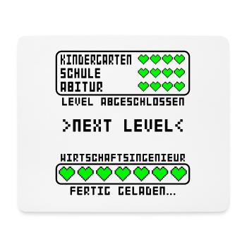 Bachelor Wirtschaftsingenieur of Science bestanden - Mousepad (Querformat) - Weiß - Vorne