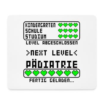 Pädiatrie Facharztprüfung Facharzt bestanden - Mousepad (Querformat) - Weiß - Vorne