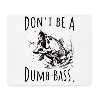 Perch Fishing Angler Saying Funny - Mouse Pad (horizontal) - white - Front