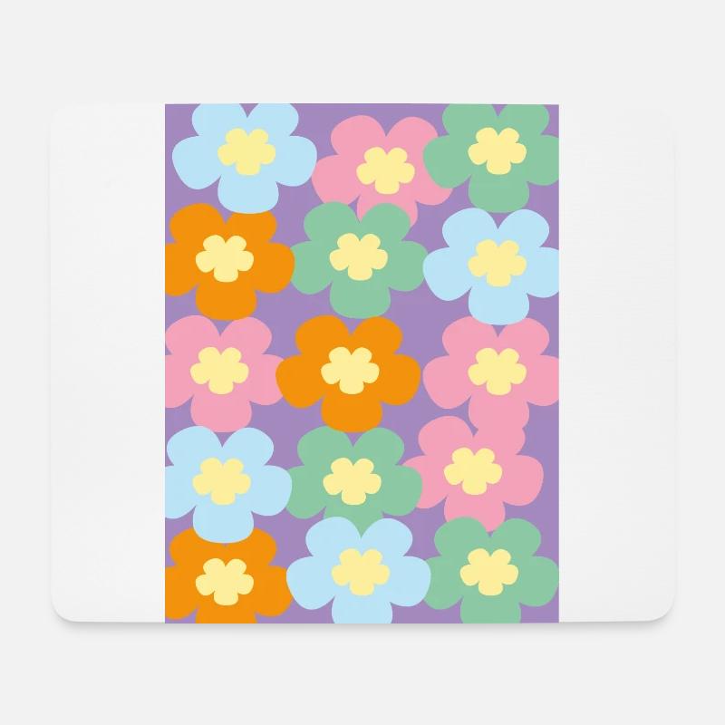 Flower Power - Mouse Pad (horizontal) - white