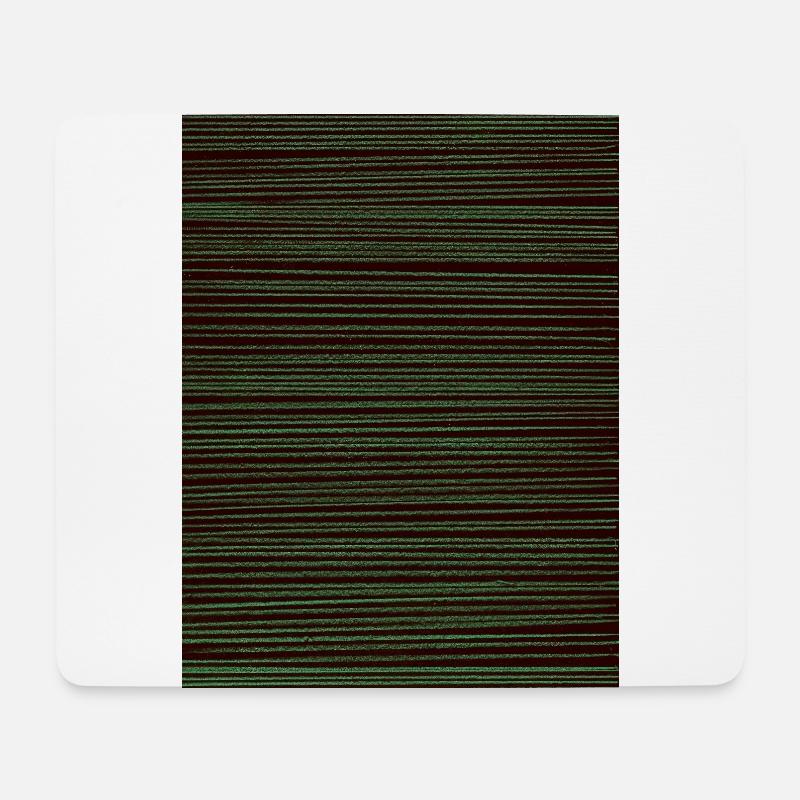 Streifen - Mousepad (Querformat) - Weiß