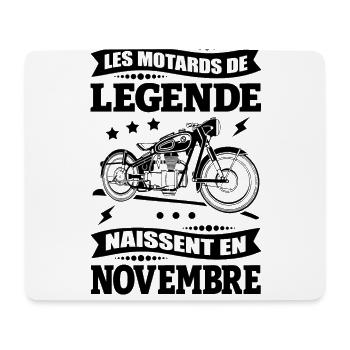 ANNIVERSAIRE MOTARD DE NOVEMBRE - Tapis de souris (format paysage) - blanc - Devant