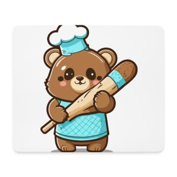 Beary Sweet Treats - Mouse Pad (horizontal) - white - Front