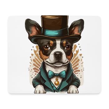 Dog Trickery - Mouse Pad (horizontal) - white - Front