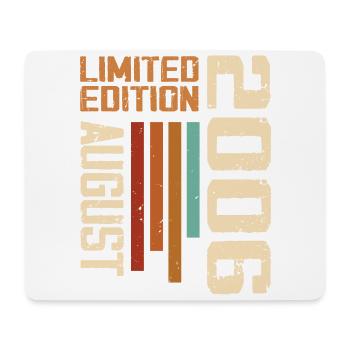 August 2006 Geburtstagsgeschenk August 2006 August - Mousepad (Querformat) - Weiß - Vorne