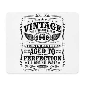 Vintage 1969 Vintage Cadeau d’anniversaire - Tapis de souris (format paysage) - blanc - Devant