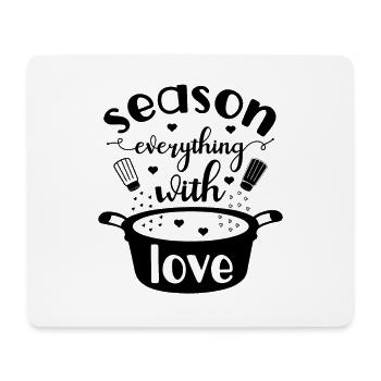 Würzen Gewürze Kochen Valentinstag Paar Geschenk - Mousepad (Querformat) - Weiß - Vorne