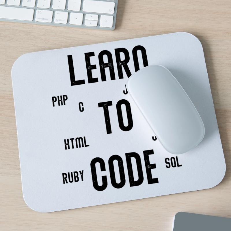 Learn To Code Programmieren Informatiker Geschenk Mousepad (Querformat)