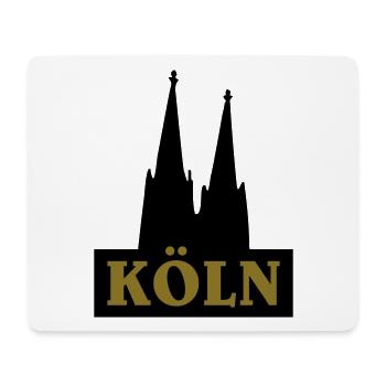 Cologne cathedral - Mouse Pad (horizontal) - white - Front