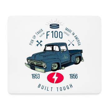 F100 Built Tough - Mouse Pad (horizontal) - white - Front