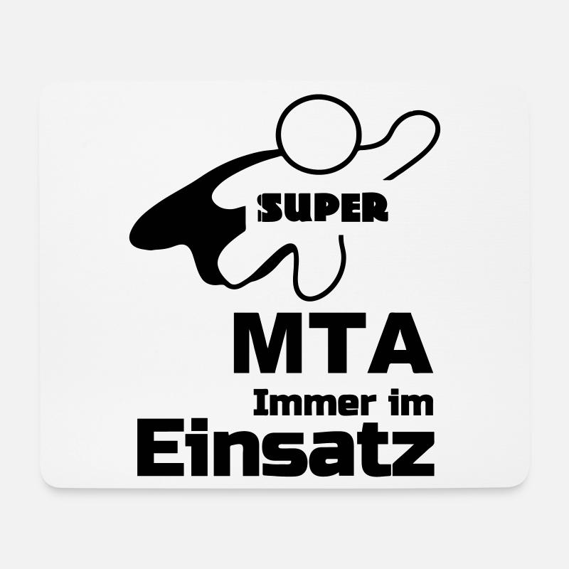 Super MTA Geschenk - Mousepad (Querformat) - Weiß