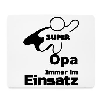 Super Opa Geschenk - Mousepad (Querformat) - Weiß - Vorne