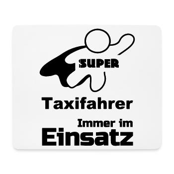 Super Taxifahrer Geschenk - Mousepad (Querformat) - Weiß - Vorne