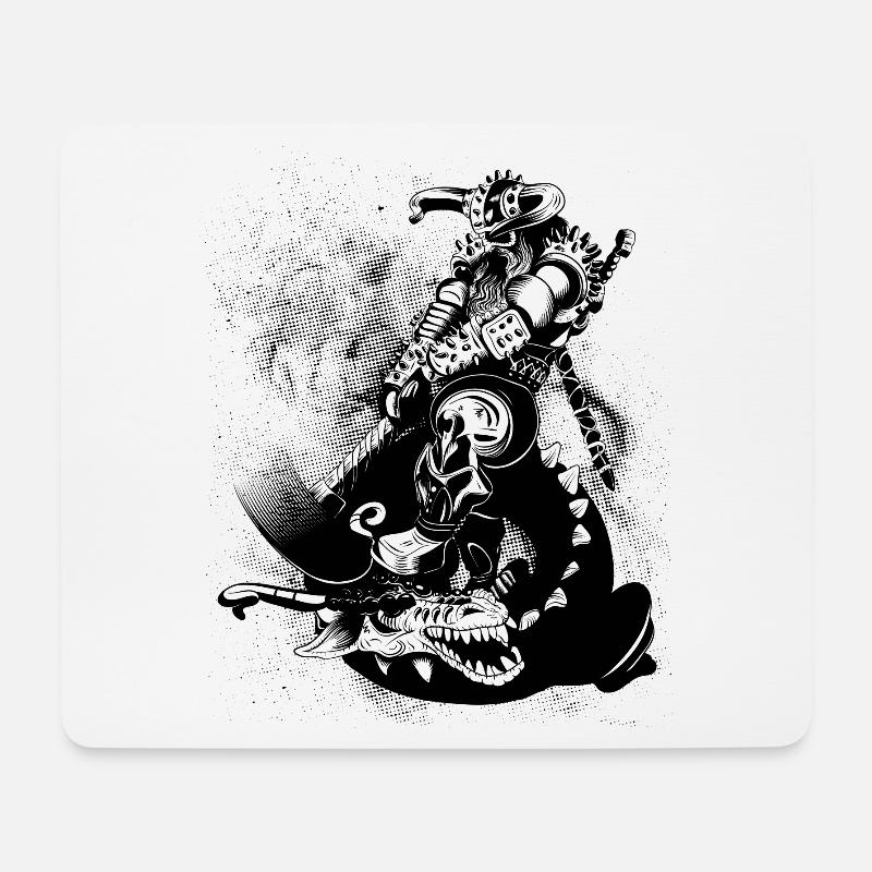 Viking - Mousepad (Querformat) - Weiß