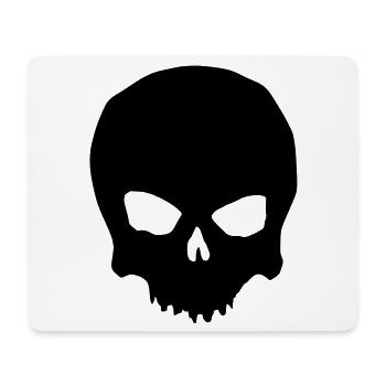 Skull - Mouse Pad (horizontal) - white - Front