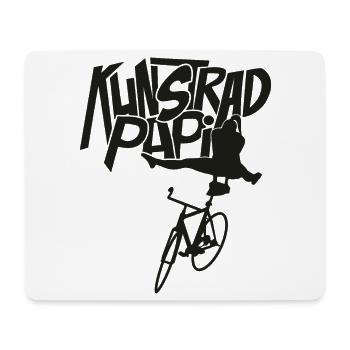 Kunstrad, Kunstradfahren, Hallenradsport - Mousepad (Querformat) - Weiß - Vorne