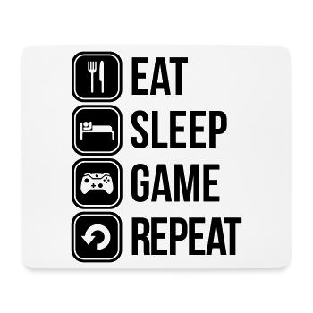 gamer - Mouse Pad (horizontal) - white - Front
