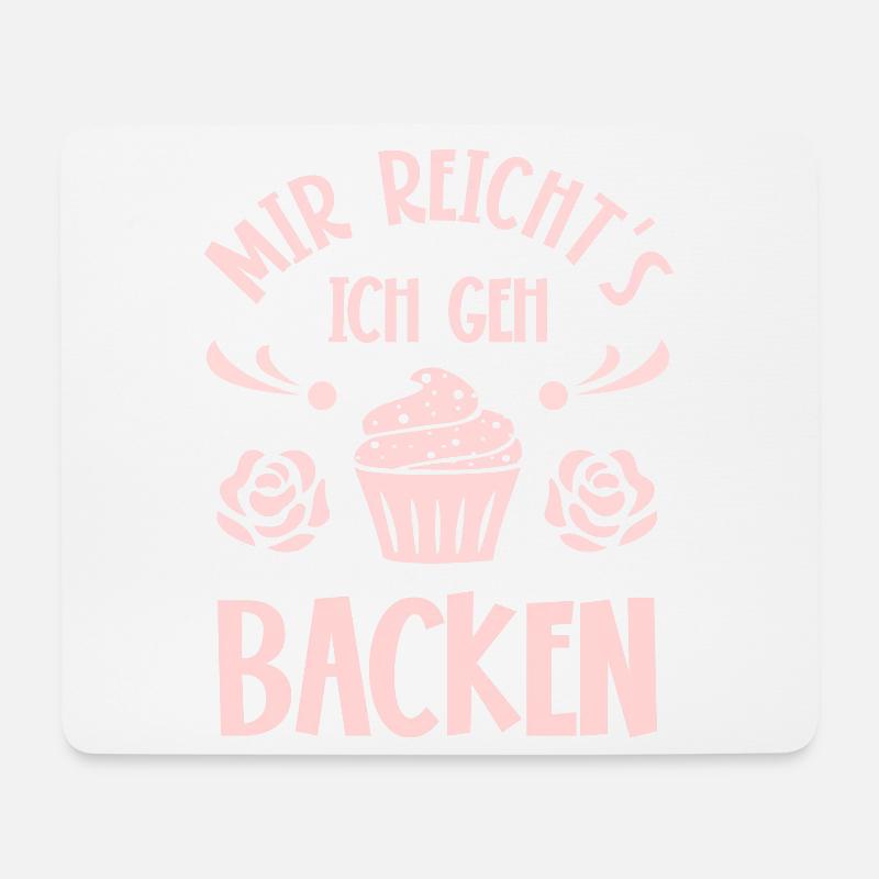 Backen Bäcker Bäckerin - Mousepad (Querformat) - Weiß
