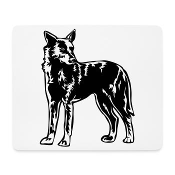 Hollandse Herder - Mousepad (Querformat) - Weiß - Vorne