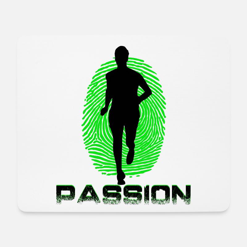 Runner - Mouse Pad (horizontal) - white