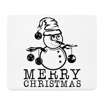 merry christmas Symbol Illustration Icon Logo - Mousepad (Querformat) - Weiß - Vorne