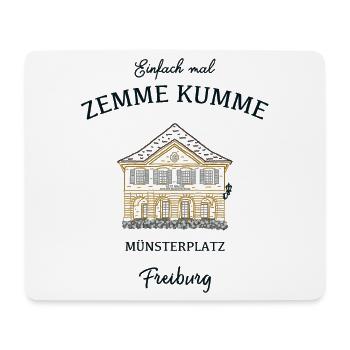 Freiburg, Münsterplatz, Alte Wache - Mouse Pad (horizontal) - white - Front