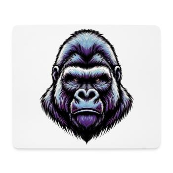Gorille - Tapis de souris (format paysage) - blanc - Devant