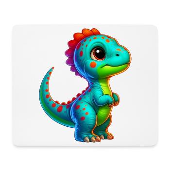 Dinosaurier - Mousepad (Querformat) - Weiß - Vorne
