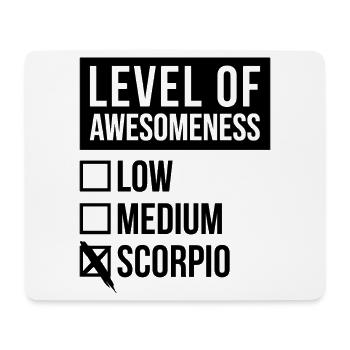 Scorpion - Tapis de souris (format paysage) - blanc - Devant