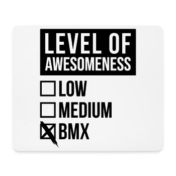 BMX - Mousepad (Querformat) - Weiß - Vorne