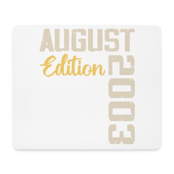 Anniversary August 2003 - Limited Edition August 2003 - Mouse Pad (horizontal) - white - Front