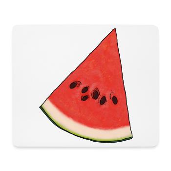 Watermelon Triangle - Mouse Pad (horizontal) - white - Front