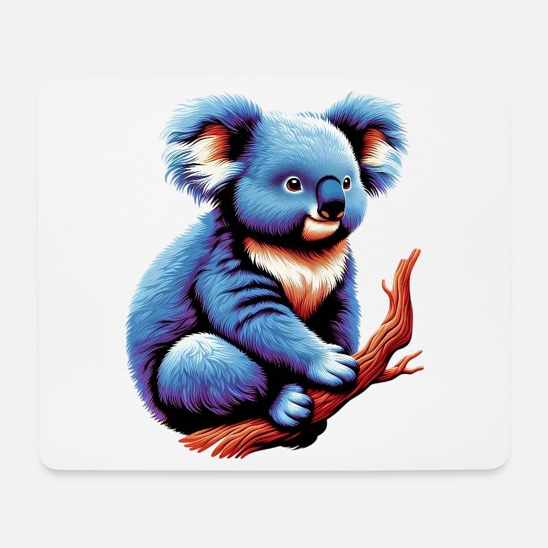 Koala - Mousepad (Querformat) - Weiß