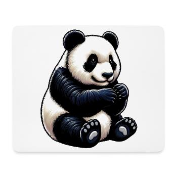 Panda - Mousepad (Querformat) - Weiß - Vorne