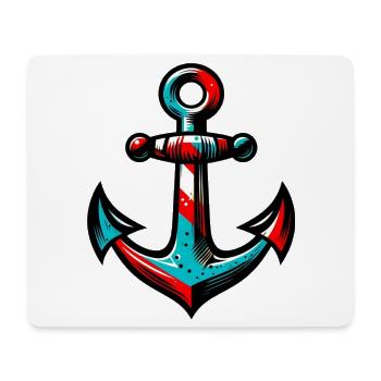 Ein Anker - Mousepad (Querformat) - Weiß - Vorne