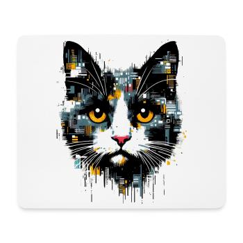 Cat - Mouse Pad (horizontal) - white - Front