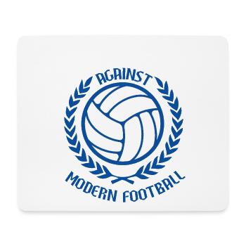 Gegen den modernen Fußball - Mousepad (Querformat) - Weiß - Vorne