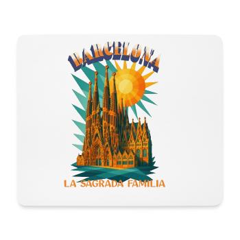 LA SAGRADA FAMILIA - Barcelona Urban Dreams 2 - Mousepad (Querformat) - Weiß - Vorne