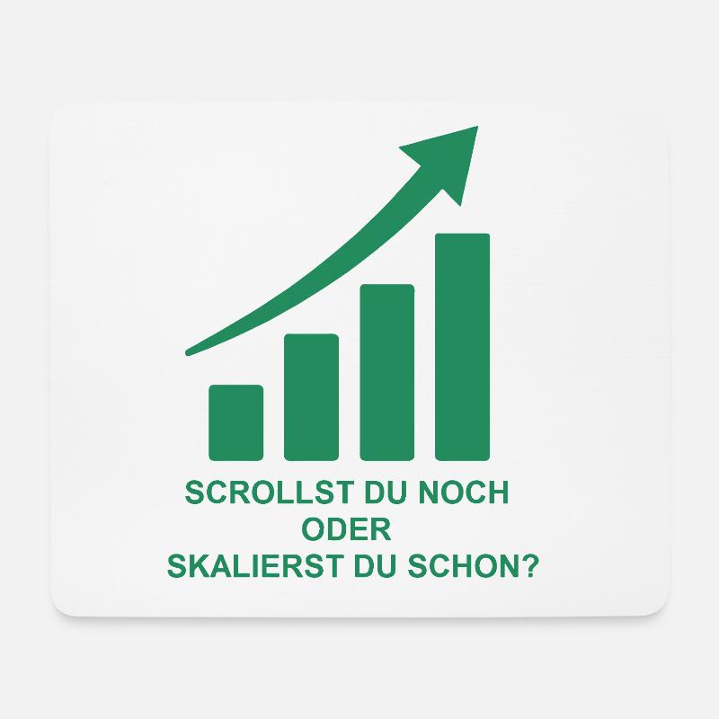 Onlinebusiness Motivation - Mousepad (Querformat) - Weiß