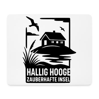 Hallig Hooge nordsee urlaub moin nordisch SH Sylt  - Mousepad (Querformat) - Weiß - Vorne